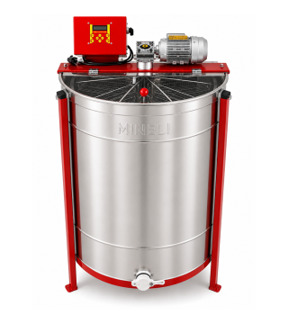 Μελιτοεξαγωγέας 6 Πλαισίων PREMIUM INVERTER FULL, INOX AISI 304