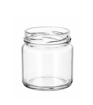 Glass Jar 106ml Round Package of 70pcs